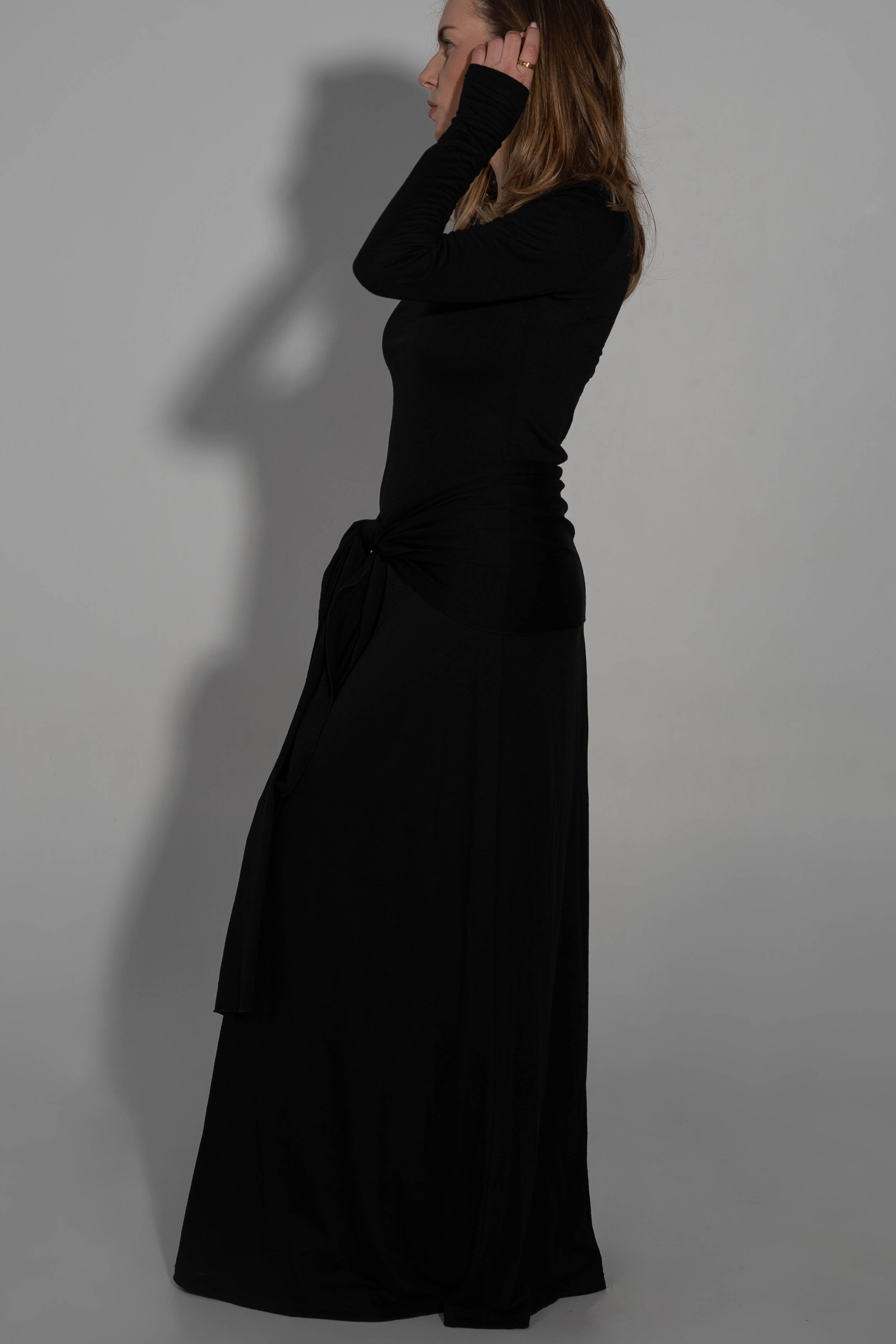 Merino vilnas kleita ar šalli