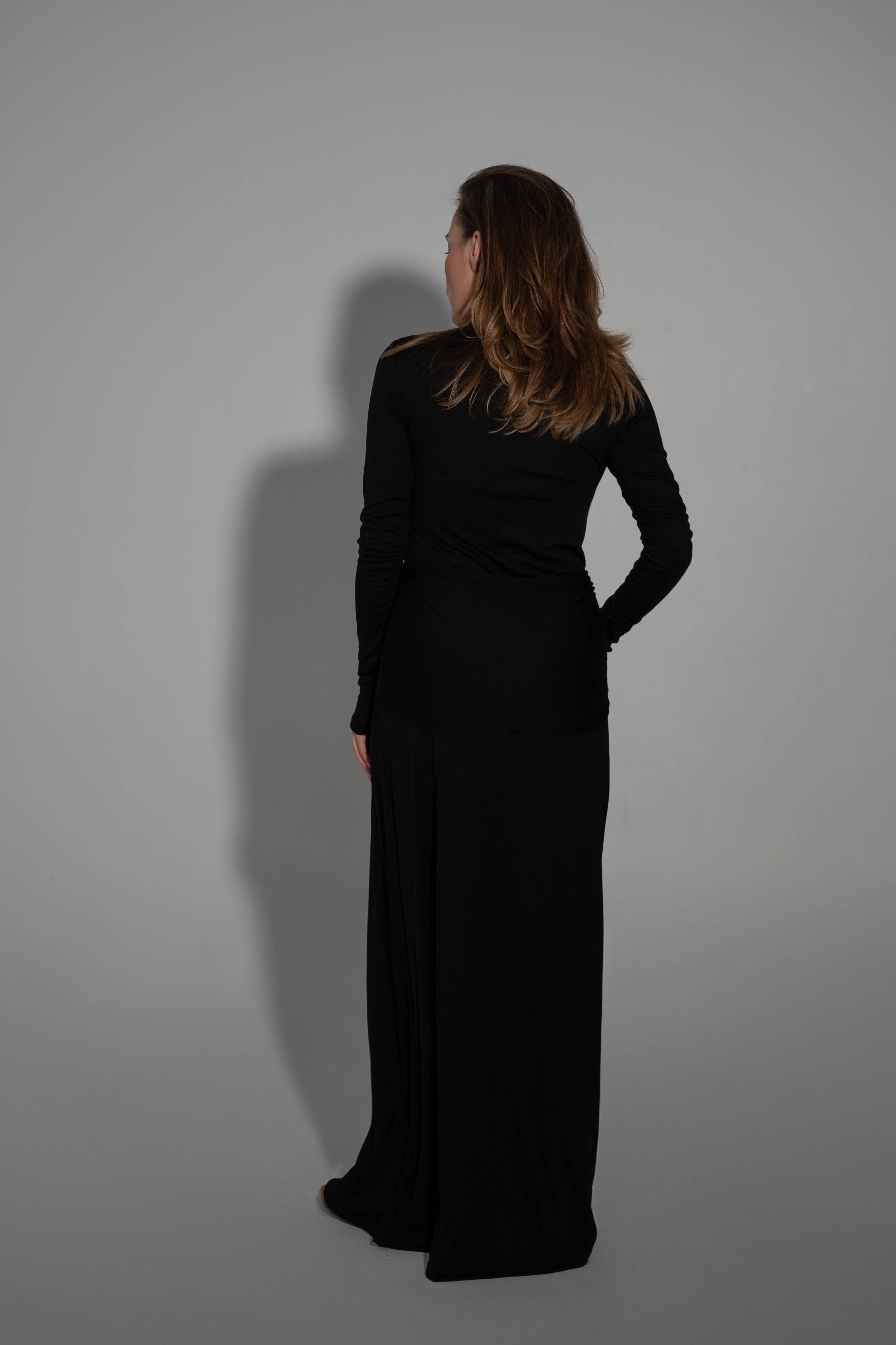 Merino vilnas kleita ar šalli