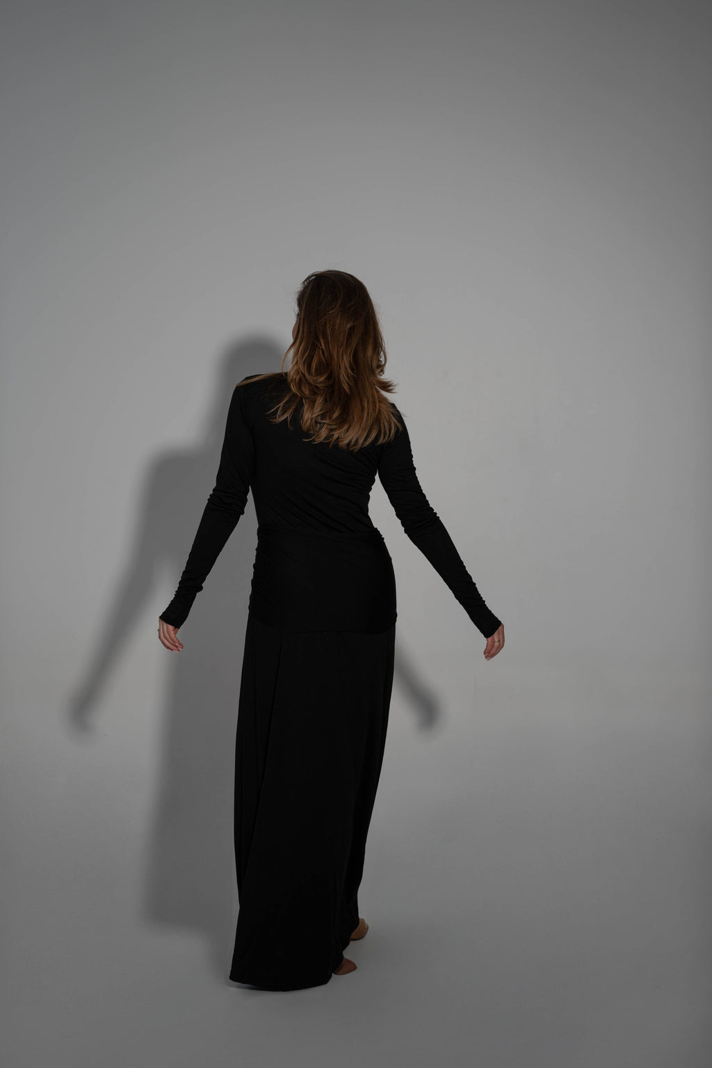 Merino vilnas kleita ar šalli