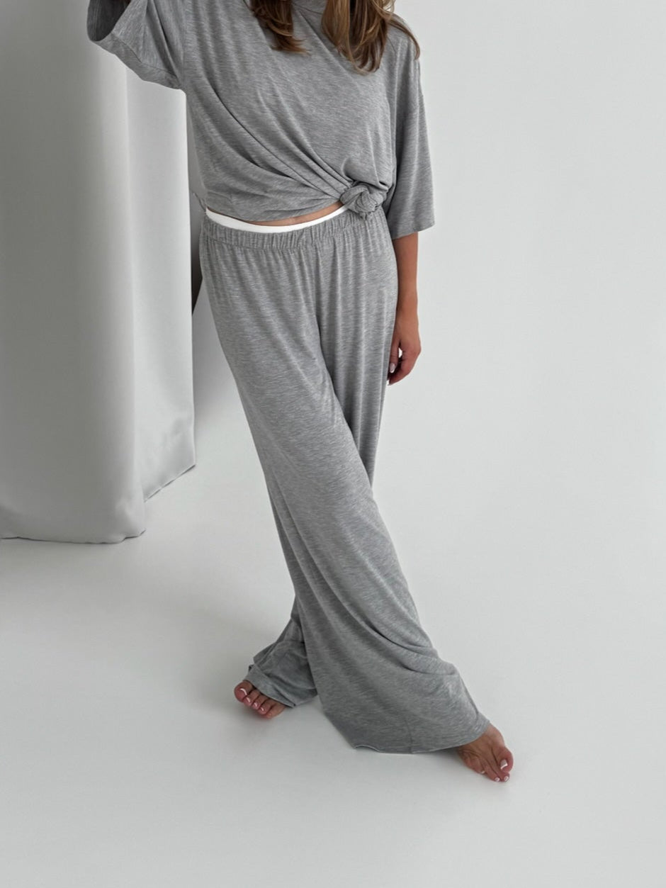 Mīkstas bambusa kokvilnas bikses