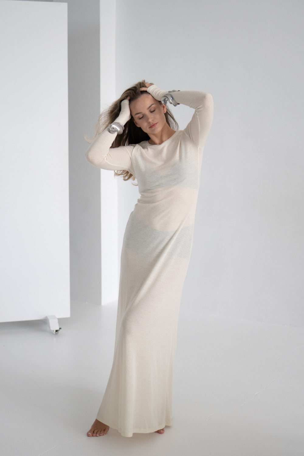 Merino vilnas kleita