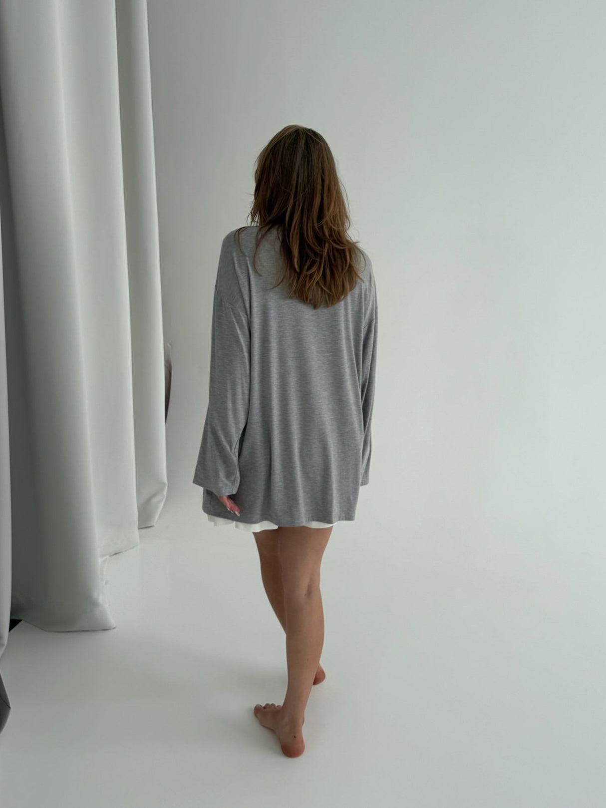 T-krekls ar garām piedurknēm