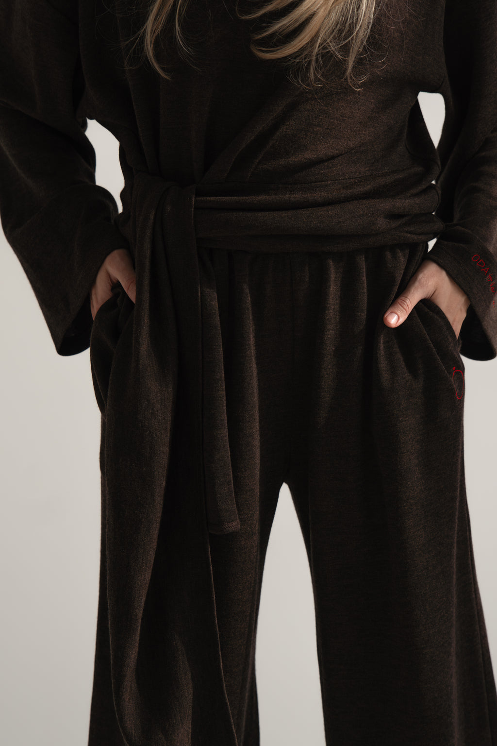 BROWN long sleeve set