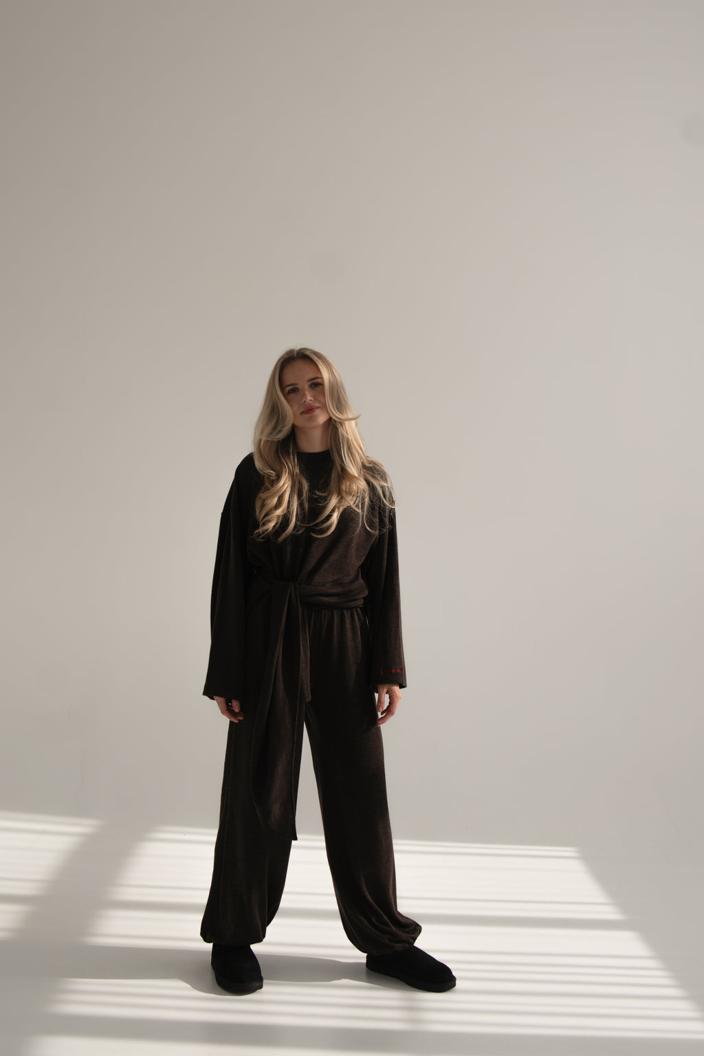 BROWN long sleeve set