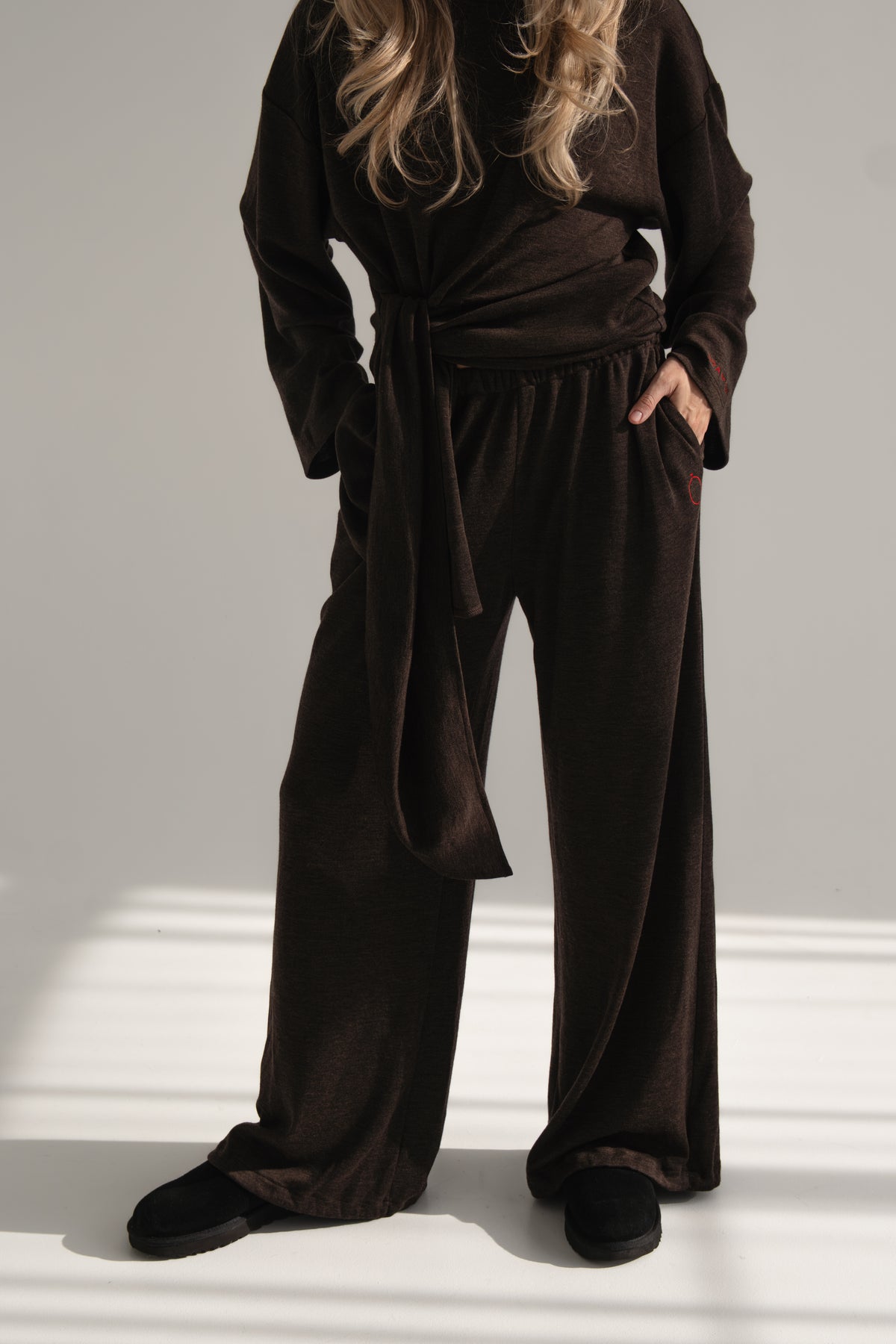 BROWN long sleeve set