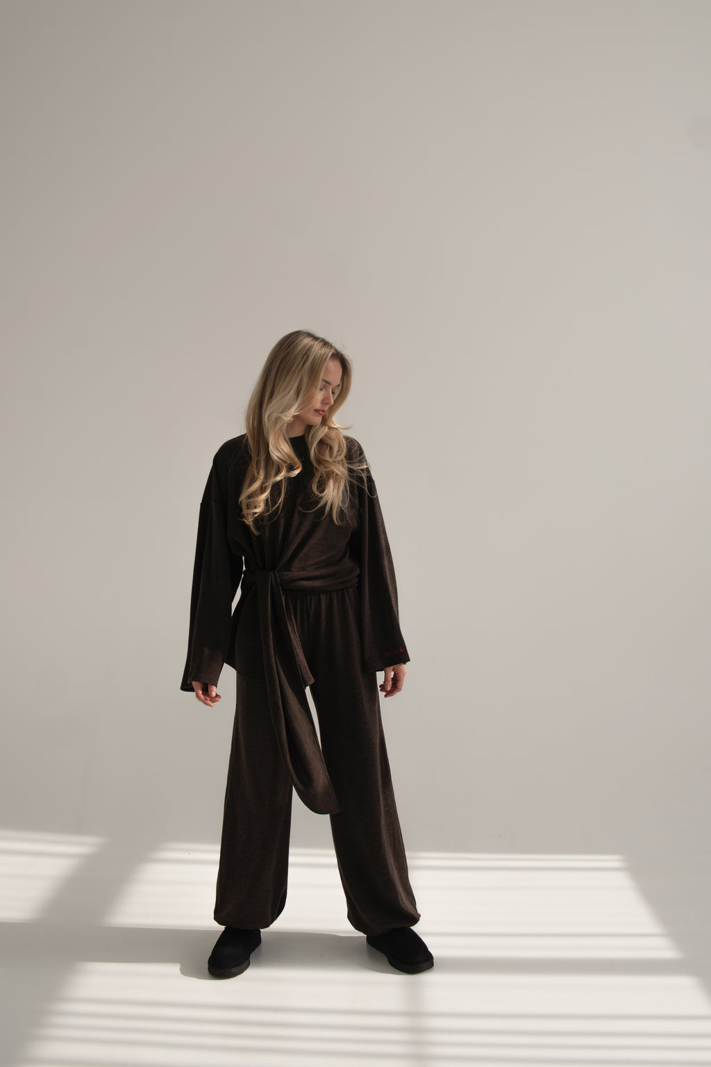 BROWN long sleeve set