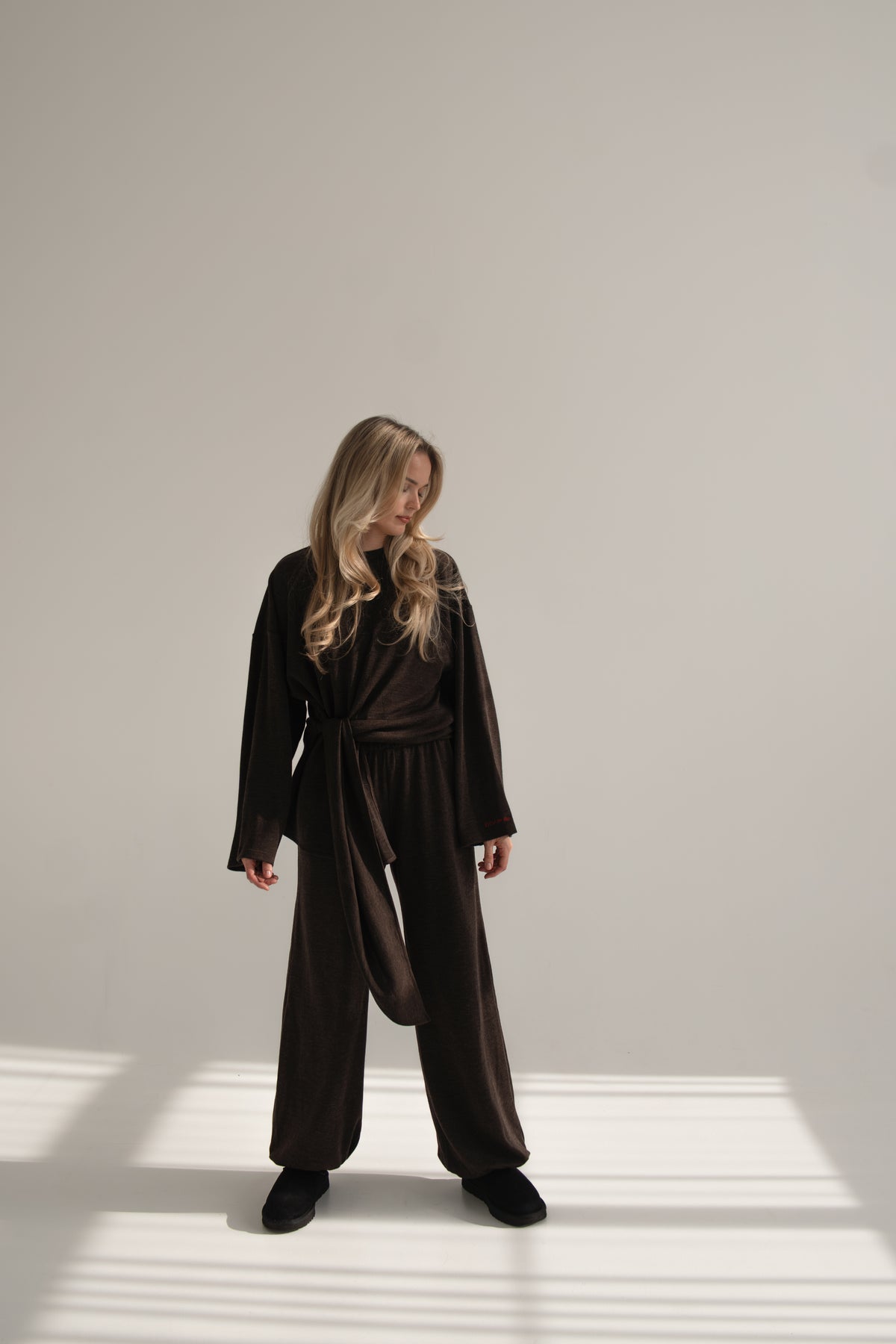 BROWN long sleeve set