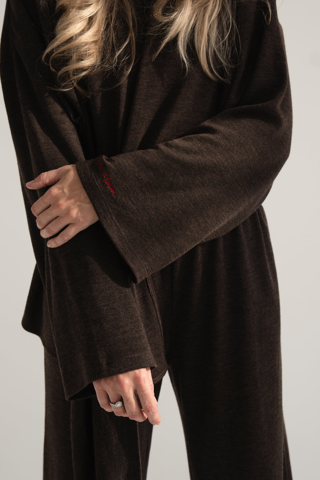 BROWN long sleeve set