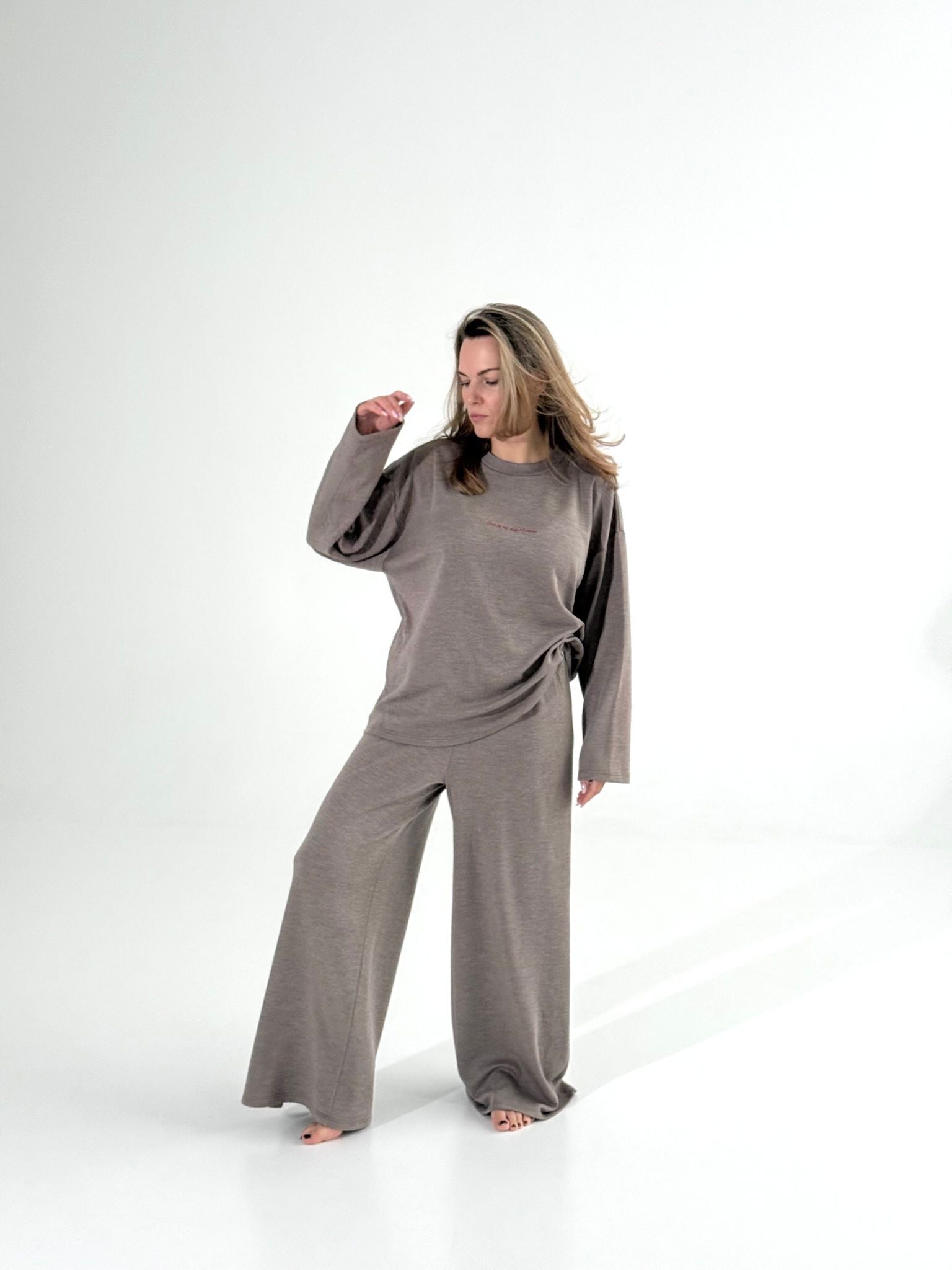 Merino wool long sleeve T shirt